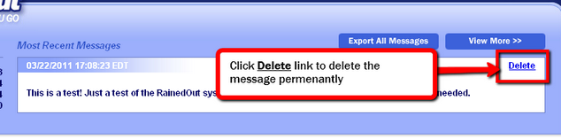cannot delete unreplied messages